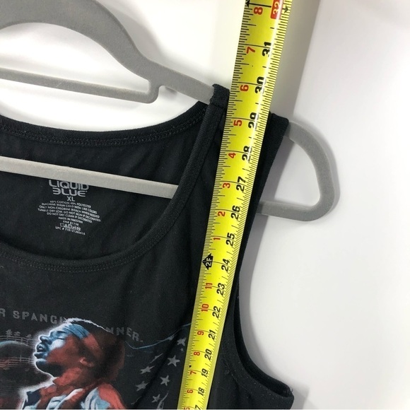 Liquid Blue Jimi Hendrix Tank Top Womens XL Star Spangled Banner 2013 Band Rock - Picture 7 of 8